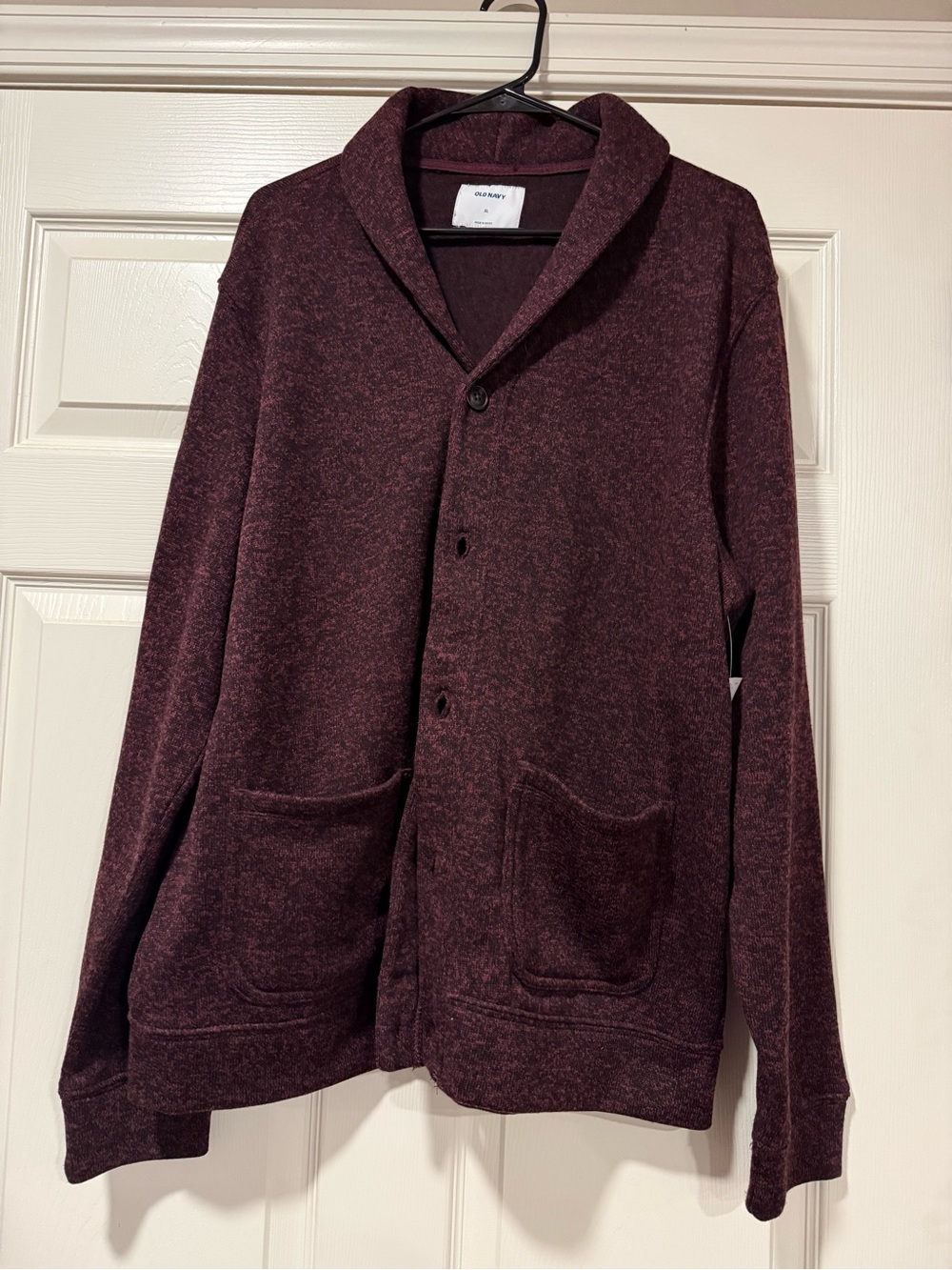 Old Navy Men's Shawl Collar Cardigan - Maroon